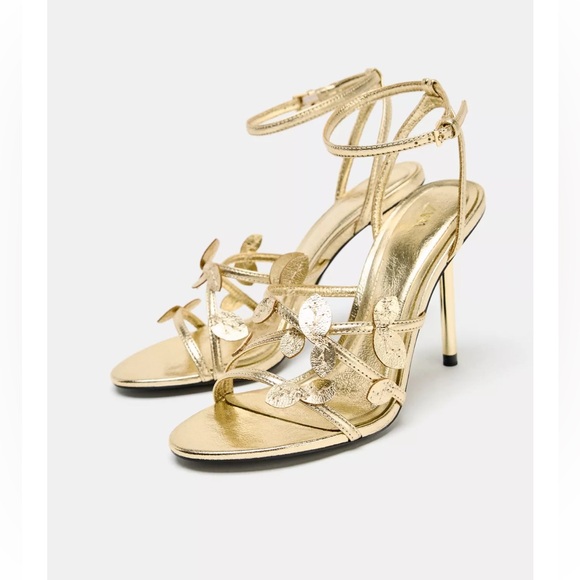 ZARA LEAF SANDALS - Picture 2 of 14